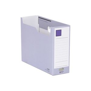【ポイント20倍】(業務用10セット) キングジム Gボックス/ファイルボックス 【A4/ヨコ型】 段ボール製 収納幅：100mm 4033 青
