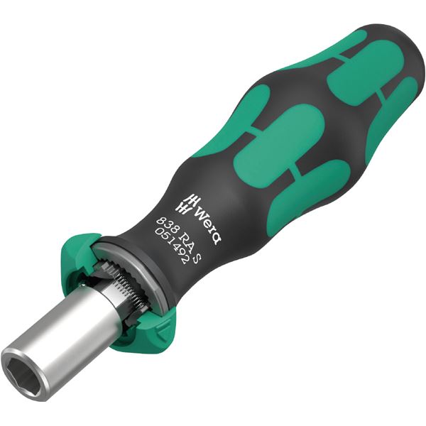 WERA ヴェラ 差込角1/4HEX ビットラチェットドライバー 36ギア 全長102mm 051492 工具 ツール DIY 作業工具 道具