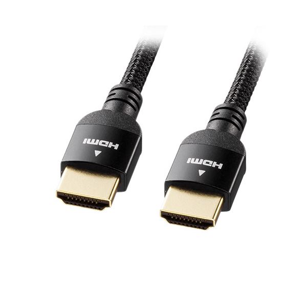 【尖んがり20倍】サンワサプライ ハイスピードHDMIナイロンメッシュケーブル KM-固定ディスク20-NM30