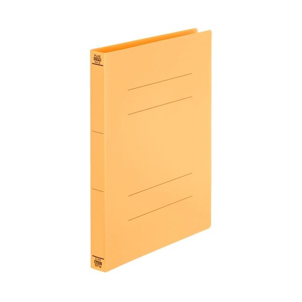 【ポイント20倍】【まとめ】 プラス PPフラットFILE A4S厚綴No.121PW YL 1冊 【×20セット】