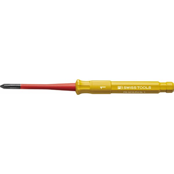 【マラソンでP最大49倍】PB SWISS TOOLS ピービースイスツールズ 5215絶縁ドライバーブレードシリーズ 絶縁プラスドライバーブレード #1 全長145mm 5215.PHSL1