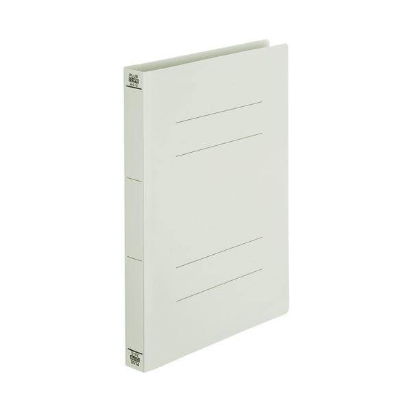 【ポイント20倍】【まとめ】 プラス PPフラットFILE A4S厚綴No.121PW GY 1冊 【×20セット】