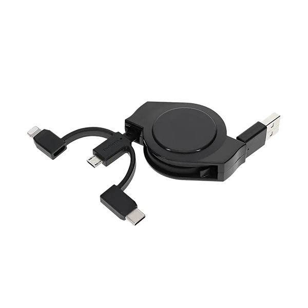 【尖んがり20倍】オウルテック巻取り3インチ1有線テレビ 黒いこと 1m OWL-CBR2AMLC10-BK 1個