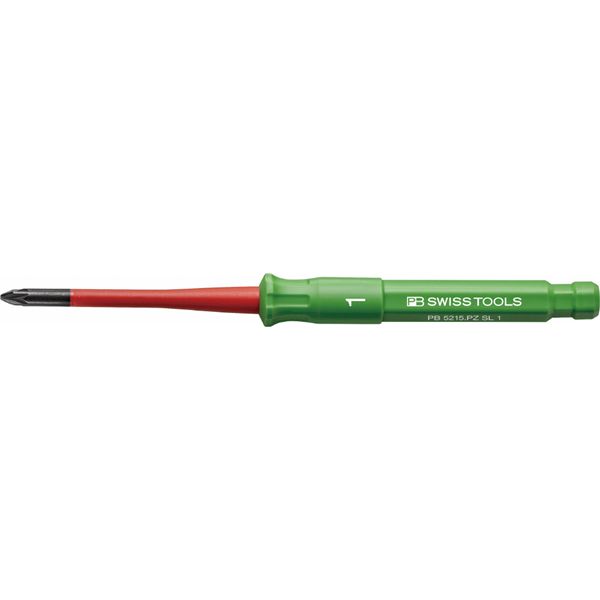 【マラソンでP最大49倍】PB SWISS TOOLS ピービースイスツールズ 5215絶縁ドライバーブレードシリーズ 絶縁ポジプラスドライバーブレード PZ1 全長145mm 5215.PZSL1