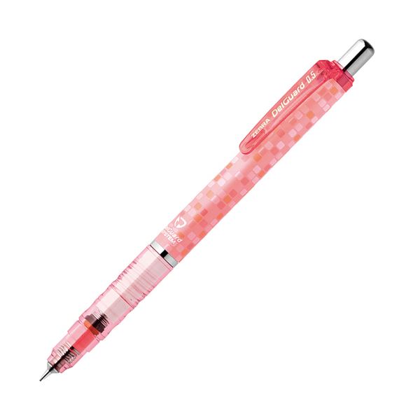 【ポイント20倍】ゼブラシャープペンシル デルガード 0.5mm （軸色：スクエアピンク） P-MA85-N2-SQP 1セット（10本）