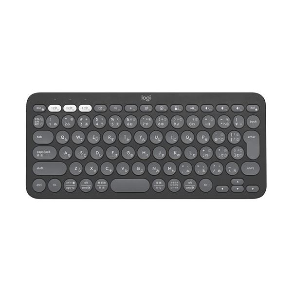 【尖んがり20倍】ロジクール PEBBLE KEYS 2 K380S Bluetooth鍵盤 石墨 K380sGR