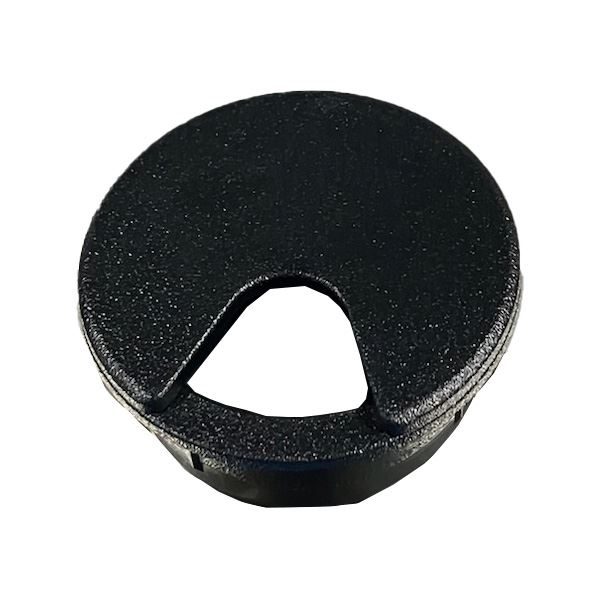 【マラソンでP最大49倍】（まとめ） 配線穴キャップ70mm ブラック FPM70BK 【×10セット】