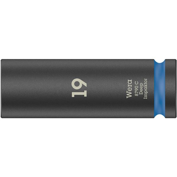 【ポイント20倍】WERA ヴェラ 差込角1／2SQ HEXディープインパクトソケット サイズ19mm 全長83mm 004836