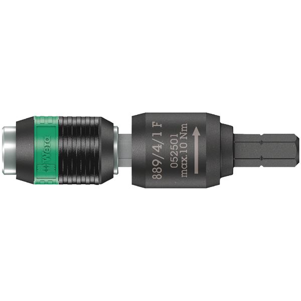 【クーポン券別れ別れ中】WERA ヴェラ 差込角1／4 HEX ラチェット役立つこと付き添い人 ビット保持者 全長64粍 052501