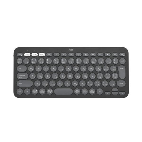 【尖んがり20倍】ロジクールPEBBLE KEYS 2 K380S 黒鉛 K380sGR 1台
