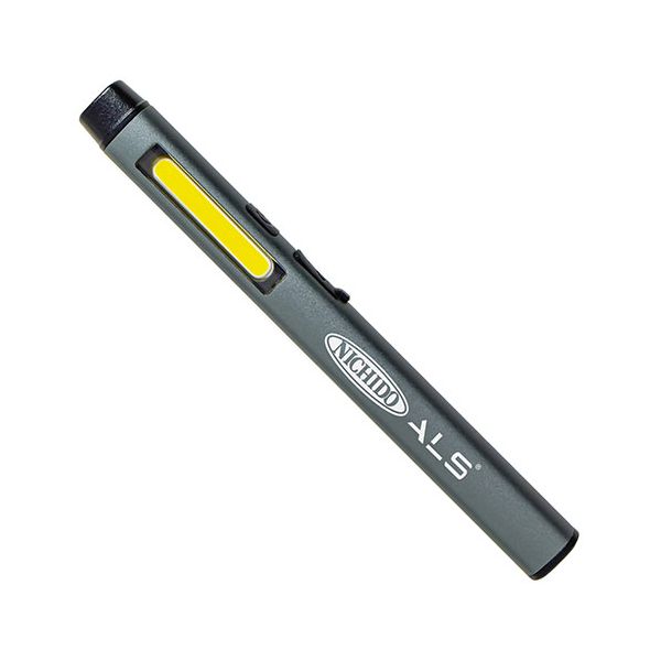日動工業 充電式LEDペンライト UV付 グレー SL-A2PEN-UV