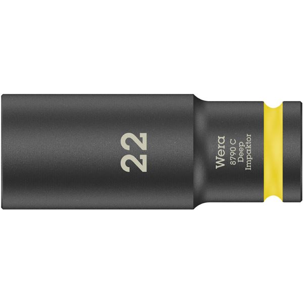 【クーポン配布中】WERA ヴェラ 差込角1／2SQ HEXディープインパクトソケット サイズ22mm 全長83mm 004838
