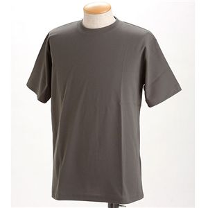 【ポイント20倍】ドライメッシュTシャツ 2枚セット 白+ダークグレー SSサイズ
