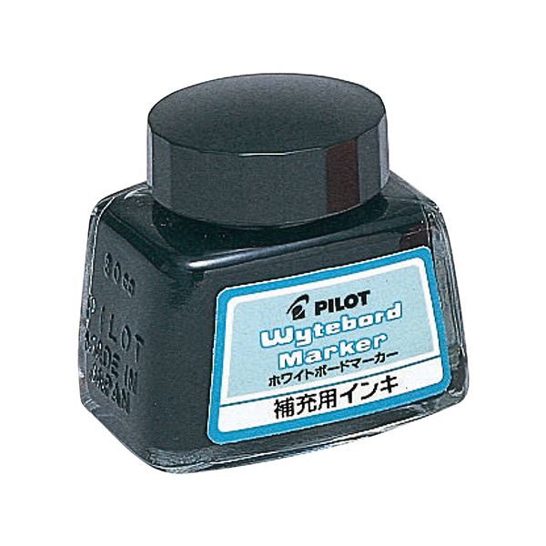 【尖んがり20倍】（まとめ） パイロットホワイトボードマーカー置き換えインク 30ml 黒いこと WBMA-40RF-B 1個 【×5仕掛ける】