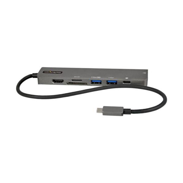 【尖んがり20倍】StarTech.com USB Type-Cマルチ取り替えっこアダプタ 4K60サイクル HDMI 2.0／100W USB PDDKT30CHSDPD1 1台