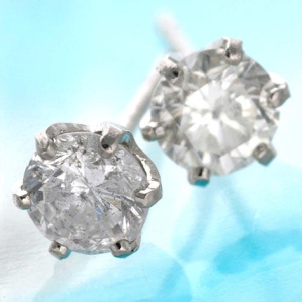 【ポイント20倍】0.5ct ダイヤモンドピアス プラチナピアス