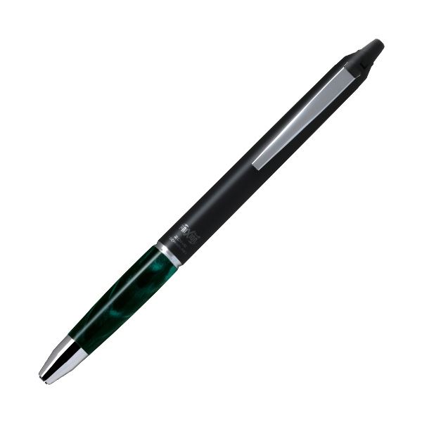 【ポイント20倍】パイロットゲルインキボールペン フリクションボールノックゾーン 極細0.5mm ブラック （軸色：インスピレーショングリーン）LFBKZ-3SEF-IG 1本