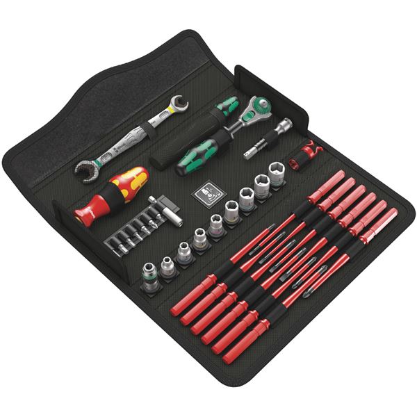 【クーポン配布中】WERA ヴェラ 35点組 電気工事向け クラフトフォームコンパクト工具セット 収納ケース付 135870