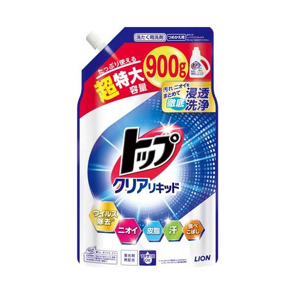 【ポイント20倍】(まとめ) トップクリアリキッドつめかえ用 900g 【×5セット】