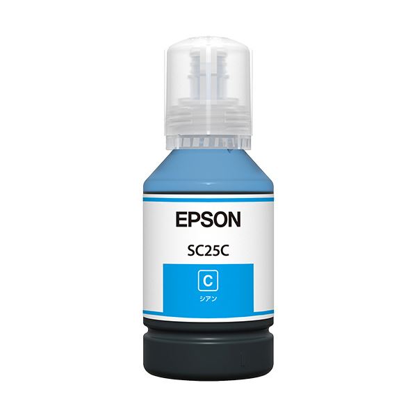 【尖んがり20倍】エプソンインクボトル シアン 140mL SC25C 1個