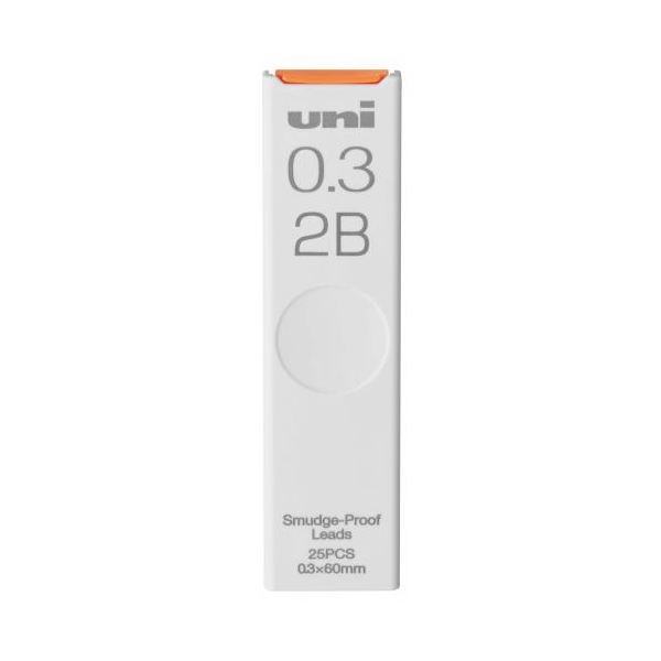 【ポイント20倍】（まとめ） 三菱鉛筆 シャープ替芯ユニ 2B 0.3mm芯（25本入） 【×10セット】 5,148円