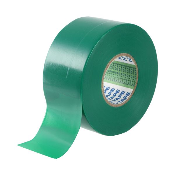 【尖んがり20倍】（まとめ） ニトムズビニルテープ No.21 幅ひろい 38mm×20m 緑 J3413 1巻 【×5仕掛ける】