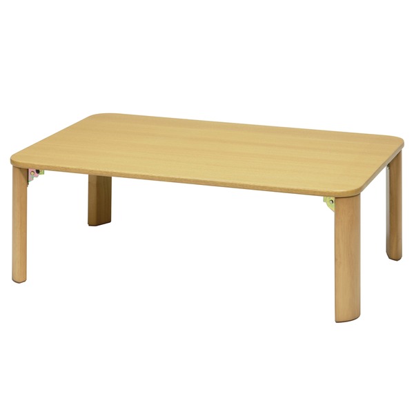 折りたたみテーブル(90×60cm) 幅90cm 机 北欧風 デスク 完成品 業務用 木製 木目 折れ脚 ナチュラル シンプル NK-096 折りたたみ  リビングテーブル ローテーブル 幅広 テーブル
