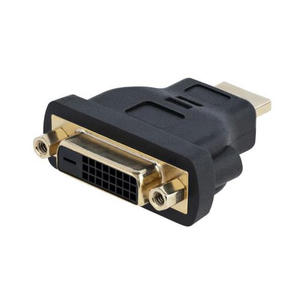 【尖んがり20倍】（まとめ） StarTech.com HDMI-DVI-D取り替えっこアダプタ 黒いこと HDMIDVIMF 1個 【×3書き割り】