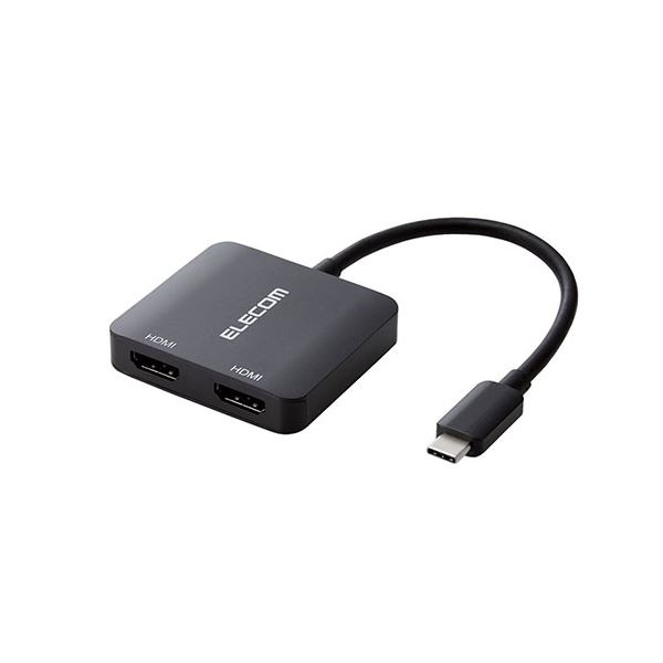 【尖んがり20倍】エレコム USB Type-C(TM) - HDMI(R)取り替えっこアダプタ 2界面 黒いこと AD-CHDMI2BK2
