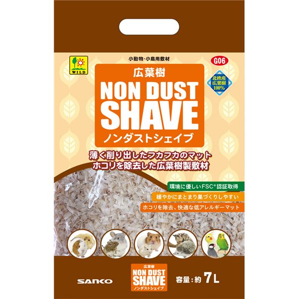 【ポイント20倍】（まとめ）広葉樹ノンダストシェイブ 7L【×3セット】 (小動物用品/マット) 5,396円