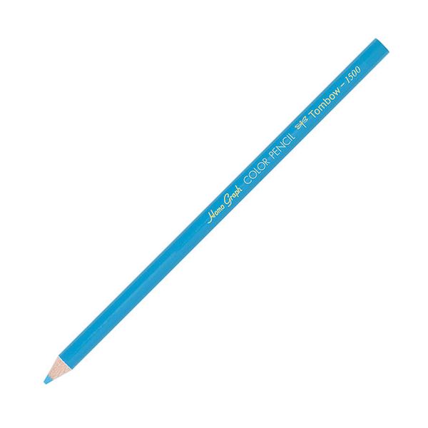 【クーポン配布中】【1ダース（12本）×5セット】 トンボ鉛筆 色鉛筆 1500単色 みずいろ Tombow-1500-13X5
