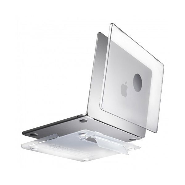 【マラソンでP最大49倍】サンワサプライ MacBook Pro用ハードカバー(スタンド付き) マットクリア(半透明) IN-CMACP1401CL 1個
