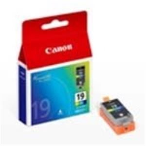 【尖んがり20倍】(お役目用3仕掛ける) Canon キヤノン インキ薬莢 完全無欠 【BCI-19CLR】 4色(ブラック・シアン・マゼンタ・イエロー)