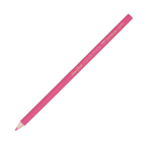 【クーポン配布中】【1ダース（12本）×5セット】 トンボ鉛筆 色鉛筆 1500単色 ももいろ Tombow-1500-22X5