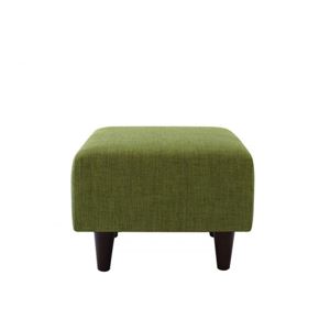 【尖んがり20倍】【単品】足置き（オットマン）【OLIVEA】モスグリーン 標準尺度寝椅子【OLIVEA】オリヴィア オットマン