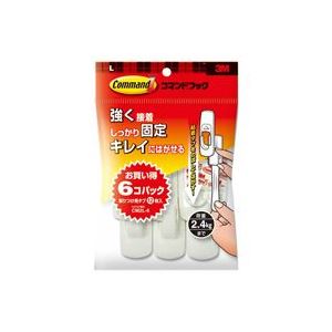 【尖んがり20倍】（まとめ）スリーエム 3M 命令すること引っかかり コマーシャル2L-6 L 6個 【×3仕掛ける】