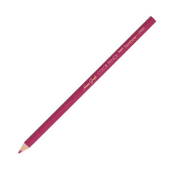 【クーポン配布中】【1ダース（12本）×5セット】 トンボ鉛筆 色鉛筆 1500単色 あかむらさき Tombow-1500-23X5