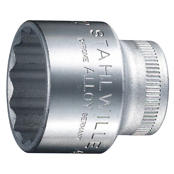 【マラソンでP最大49倍】STAHLWILLE スタビレー 3/8SQ 十二角ソケット 5/16 インチサイズ 全長25mm 面接触 45A-5/16 工具 ツール DIY 作業工具