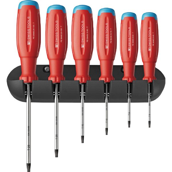 PB SWISS TOOLS ピービースイスツールズ 6本組スイスグリップEVO TXドライバーセット ホルダー付 38440.H 工具 ツール DIY