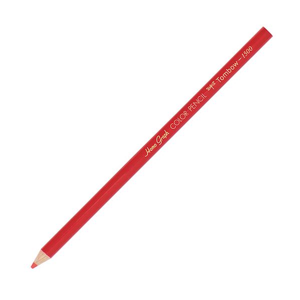 【クーポン配布中】【1ダース（12本）×5セット】 トンボ鉛筆 色鉛筆 1500単色 しゅいろ Tombow-1500-26X5