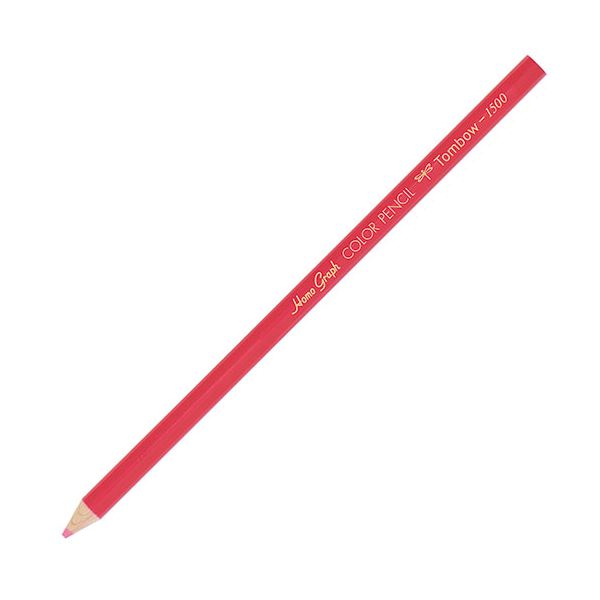 【クーポン配布中】【1ダース（12本）×5セット】 トンボ鉛筆 色鉛筆 1500単色 うすべにいろ Tombow-1500-27X5