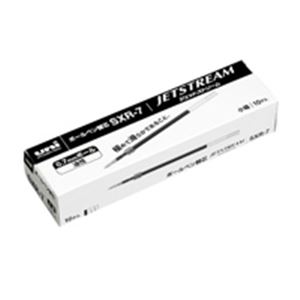 【ポイント20倍】(業務用5セット) 三菱鉛筆 ボールペン替え芯/リフィル 【0.7mm/黒 10本入り】 油性インク SXR7.24