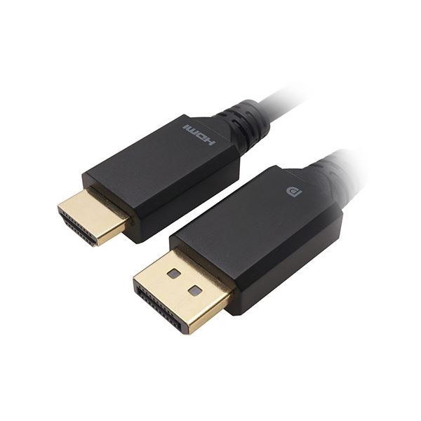【尖んがり20倍】HORIC DisplayPort→HDMI取り替えっこ有線テレビ 10m DPHA100-812BB