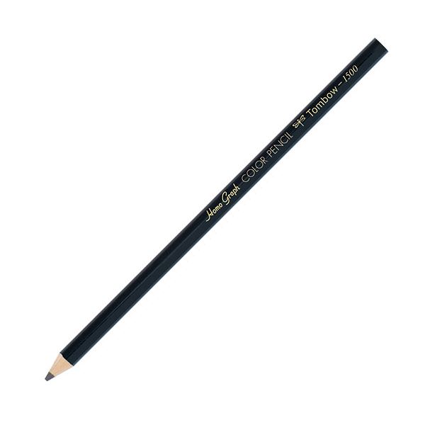 【クーポン配布中】【1ダース（12本）×5セット】 トンボ鉛筆 色鉛筆 1500単色 くろ Tombow-1500-33X5