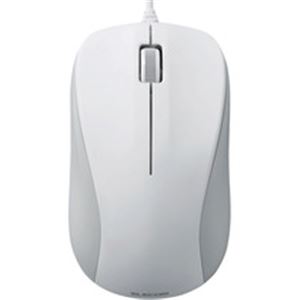 【ポイント20倍】レーザーマウス／USB／3ボタン／ホワイト／RoHS指令準拠