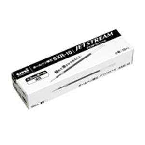 【ポイント20倍】(業務用5セット) 三菱鉛筆 ボールペン替え芯/リフィル 【1.0mm/黒 10本入り】 油性インク SXR10.24