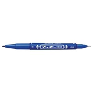 【ポイント20倍】(業務用30セット) ZEBRA ゼブラ 油性ペン/マッキー 【極細 0.5mm/青】 MO-120-MC-BL 7,500円