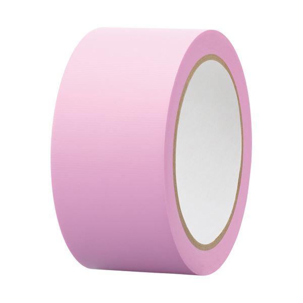 【マラソンでP最大49倍】TANOSEE カラー養生テープ50mm×25m ピンク 1セット(30巻)