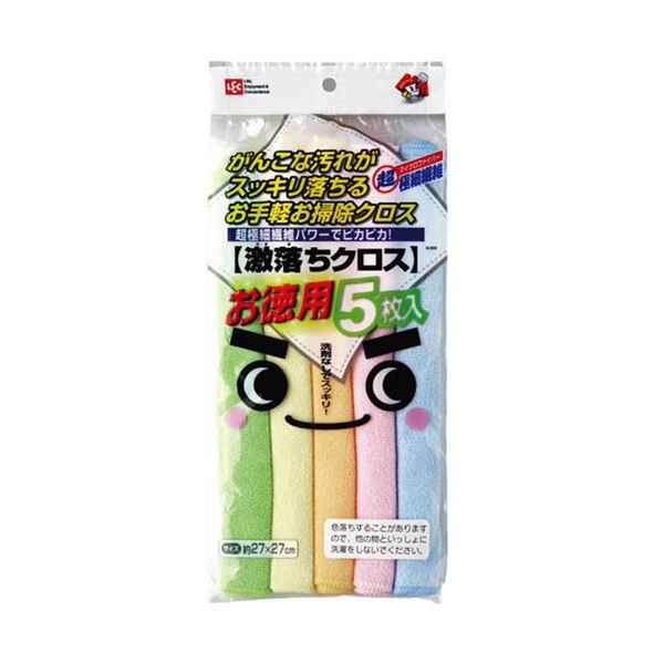 【マラソンでP最大49倍】【5セット】 レック 激落ちクロス お徳用5枚入 S-285X5