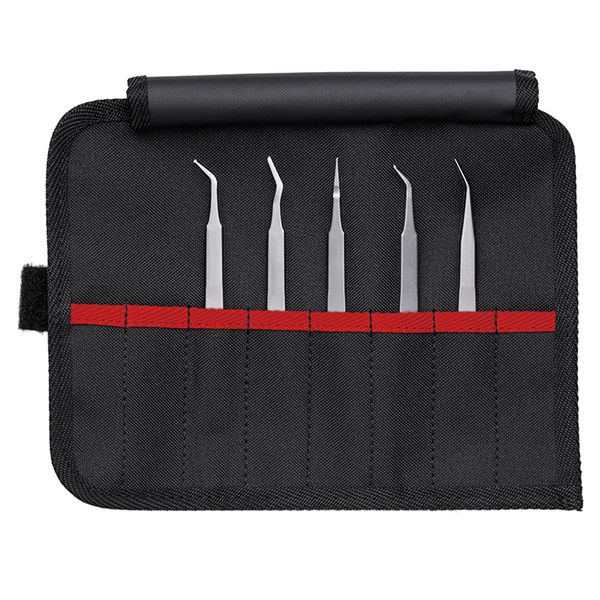 KNIPEX クニペックス 精密SMDピンセット5本組セット 9200-03 工具 ツール DIY 作業工具